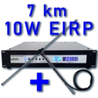 10 watt eirp FM transmitter system
