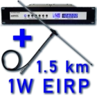 1 watt eirp FM transmitter system