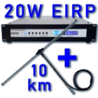 20 watt eirp FM transmitter system